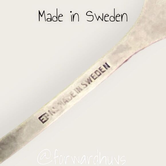 Bundle Sale 3 for $15 | Vintage Mini 2 Prong Fork | EPNS | Sweden Made - Picture 3 of 7